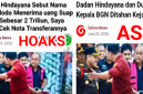 Foto Tangkapan Layar Hoaks dan Yang diduga sudah dimanipulasi(detikfaktual/Kobra kapuk)