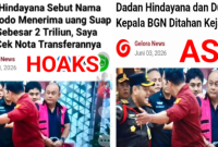 Foto Tangkapan Layar Hoaks dan Yang diduga sudah dimanipulasi(detikfaktual/Kobra kapuk)