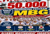 Foto istimewa aksi mendukung program MBG besutan Presiden Prabowo 