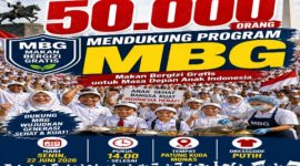 Foto istimewa aksi mendukung program MBG besutan Presiden Prabowo 