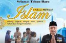 Kapolsek Pakuhaji AKP Prapto Lasono, S.H., M.H., berserta jajaran personel dan Bhayangkari menyampaikan ucapan selamat Tahun Baru Islam