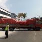 Truk tronton amblas dikapuk raya (Foto:Detikfaktual/Rudi)