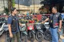 Polisi amankan enam unit sepeda motor yang diduga merupakan hasil tindak kejahatan.di kapuk