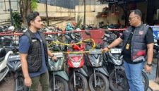 Polisi amankan enam unit sepeda motor yang diduga merupakan hasil tindak kejahatan.di kapuk