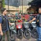 Polisi amankan enam unit sepeda motor yang diduga merupakan hasil tindak kejahatan.di kapuk