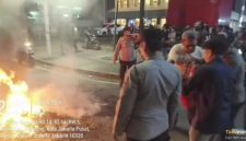 Tangkapan layar video viral Demo kenaikan BBM non Subsidi di Cikini