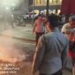 Tangkapan layar video viral Demo kenaikan BBM non Subsidi di Cikini