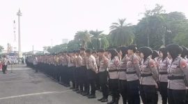 5.955 personel gabungan TNI-Polri dikerahkan untuk mengamankan sekaligus memberikan pelayanan pengawalan terhadap aksi unjuk rasa mahasiswa yang berlangsung di sejumlah titik strategis di Jakarta, Senin (15/6/2026) (Dok.Humaspolri)