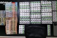 Polsek Batuceper berhasil mengungkap kasus dugaan peredaran obat daftar G jenis Tramadol dalam kegiatan razia stasioner 