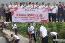 Menyambut Hari Bhayangkara ke-80, Polsek Neglasari bersama warga menggelar kegiatan Jaga Jakarta+ Gerakan Indonesia Asri