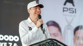 Jokowi saat menghadiri Rakorda PSI di Lampung (Do.Istimewa)