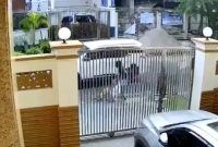Rekaman kamera pengawas CCTV percobaan penculikan di PIK (Dok.Pribadi/ANTARA)