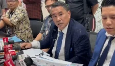 Hotman Paris Hutapea dalam merespons pertanyaan wartawan sangat tidak profesional dan merendahkan profesi wartawan yang sedang bekerja menjalankan amanat UU Pers Nomor 40 Tahun 1999 (Foto.Istimewa)