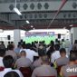 Polres Metro Tangerang Kota menggelar acara nonton bareng (nobar) Piala Dunia FIFA 2026 bersama elemen mahasiswa dan berbagai komunitas masyarakat di Gedung Parkir Lantai 1 Polres Metro Tangerang Kota