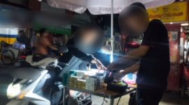 Foto Aktivitas penjualan rokok ilegal dikawasan kapuk, Cengkareng Jakarta Barat 