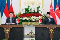 PM Lawrence Wong  Bersama Presiden Prabowo Subianto di Istana Merdeka Jakarta (Dok.Istmewa)