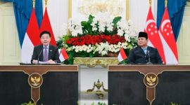 PM Lawrence Wong  Bersama Presiden Prabowo Subianto di Istana Merdeka Jakarta (Dok.Istmewa)