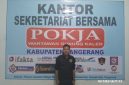 Ketua PWGK Keresek Alex Sibti menyampaikan apresiasi atas penghargaan Warta Kota Award 2026 yang diraih Pemerintah Kabupaten Tangerang