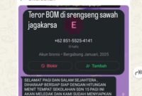 Tangkapan layar media sosial 