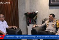 Kapolres Metro Tangerang Kota Kombes Pol Raden Muhammad Jauhari Silaturahmi ke Kajari, Perkuat Sinergi Antar Penegak Hukum