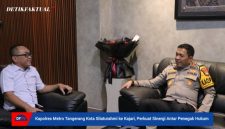 Kapolres Metro Tangerang Kota Kombes Pol Raden Muhammad Jauhari Silaturahmi ke Kajari, Perkuat Sinergi Antar Penegak Hukum