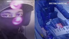 Aksi dugaan pencurian dengan pemberatan (curanmor) di parkiran Apartemen Tokyo Riverside PIK 2, Desa Lemo, Kecamatan Teluknaga