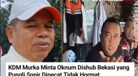 Foto Tangkapan Layar medsos KDM Murka Minta Oknum Dishub Kota Bekasi yang Pungli di pecat secara tidak hormat 