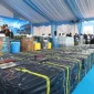 TNI Angkatan Laut (AL) bersama tim gabungan berhasil menggagalkan penyelundupan sekitar 2,6 ton methamphetamine atau sabu cair di perairan