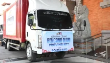 Polri Kerahkan 44 Truk Bantuan Kemanusiaan untuk Korban Gempa Flores NTT (Dok.istimewa)
