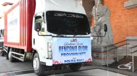 Polri Kerahkan 44 Truk Bantuan Kemanusiaan untuk Korban Gempa Flores NTT (Dok.istimewa)
