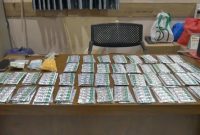Barang bukti 1.000 butir obat keras jenis Hexymer, 1.500 butir jenis Tramadol yang disita dari peredaran ilegal kawasan Cengkareng (Foto.ANTARA)