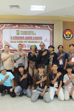 Meriahkan HUT RI ke-81, Satresnarkoba Polres Metro Tangerang Kota Gelar Lomba Melukis