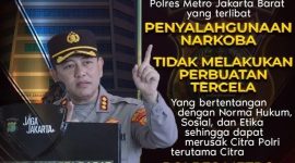 Kapolres Metro Jakarta Barat Kombes Pol Nasriadi, S.H., S.I.K., M.H.
(Dok Humas Polres Metro Jakarta Barat)