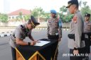 Polres Metro Tangerang Kota menggelar Upacara Pengambilan Sumpah Jabatan dan Penandatanganan Pakta Integritas Wakapolres