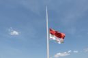 Ilustrasi bendera setengah tiang tiang (dok.istimewa)