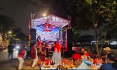Meriahkan HUT ke-81 RI, Ketua RW 010 Edi Susanto Hibur Warga dengan Dangdut