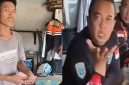 Tangkapan layar video viral yang memperlihatkan dugaan praktik pungutan liar (pungli) oleh oknum Dinas Perhubungan (Dishub) Kota Bekasi terhadap sopir truk