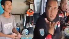 Tangkapan layar video viral yang memperlihatkan dugaan praktik pungutan liar (pungli) oleh oknum Dinas Perhubungan (Dishub) Kota Bekasi terhadap sopir truk