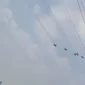 Atraksi Jet Tempur Meriahkan HUT RI Ke-81 di Monas Jakarta 