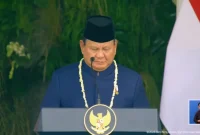 Presiden Prabowo Subianto mengajak peserta Upacara Detik-Detik Proklamasi HUT Ke-81 Kemerdekaan RI untuk mendoakan masyarakat yang terdampak bencana di berbagai wilayah Indonesia (dok.Istw)
