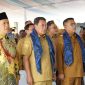 Bupati Tangerang Moch. Maesyal Rasyid saat mendampingi Gubernur Banten Andra Soni dan Wakil Gubernur Banten Achmad Dimyati Natakusumah meresmikan tujuh Unit Sekolah Baru (USB) se-Provinsi Banten di SMAN 33 Kabupaten Tangerang, Pasar Kemis, Senin (31/8/2026) (Dok.Istw)